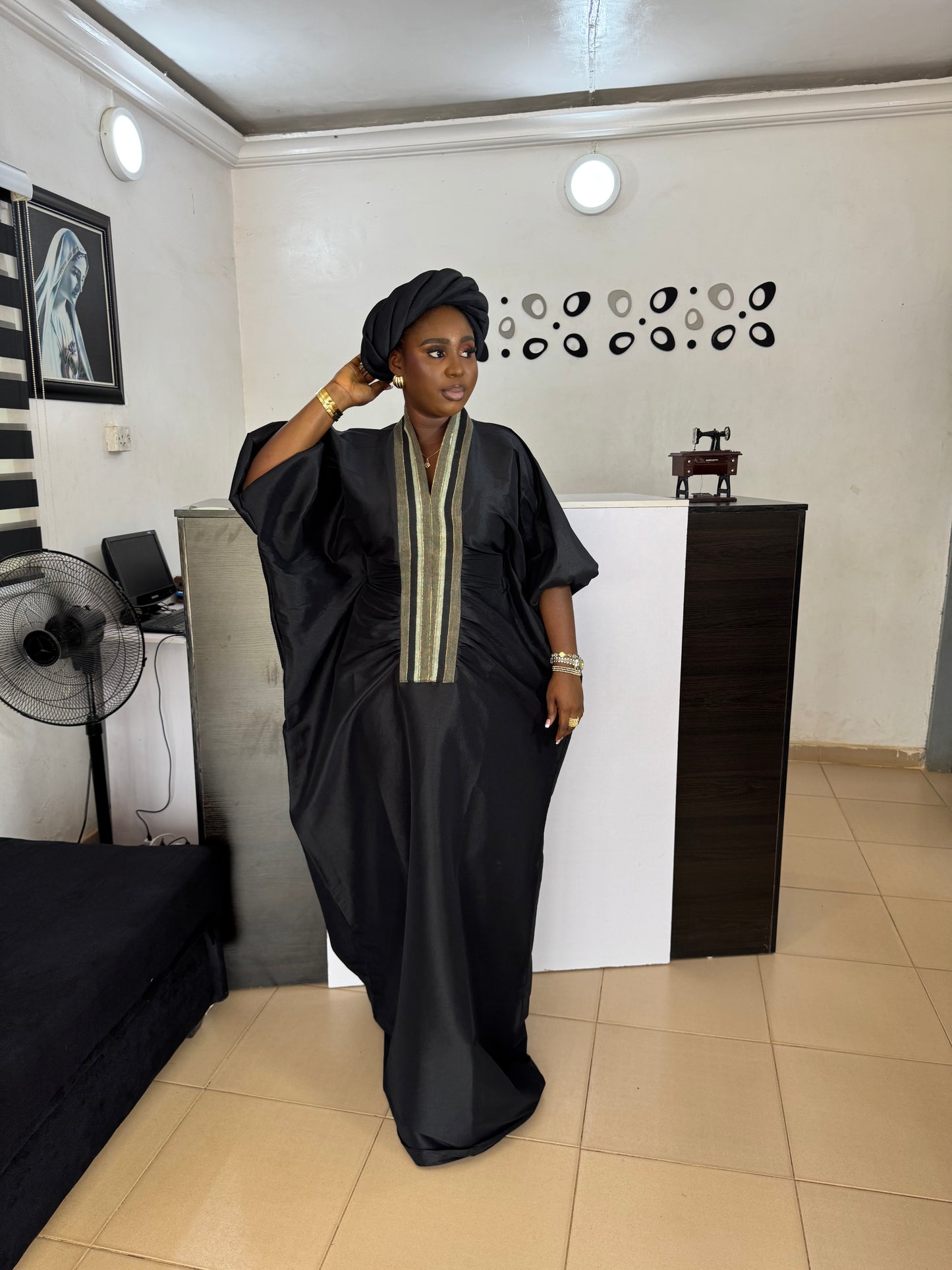 Raw Silk Luxury Boubou