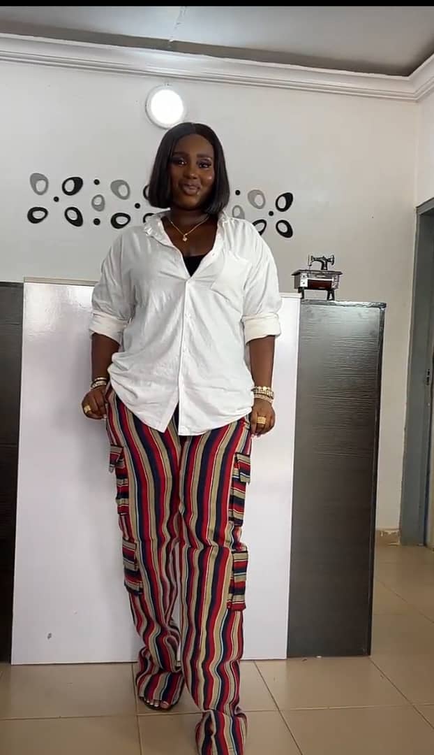 Aso-Oke Cargo Pant Trouser