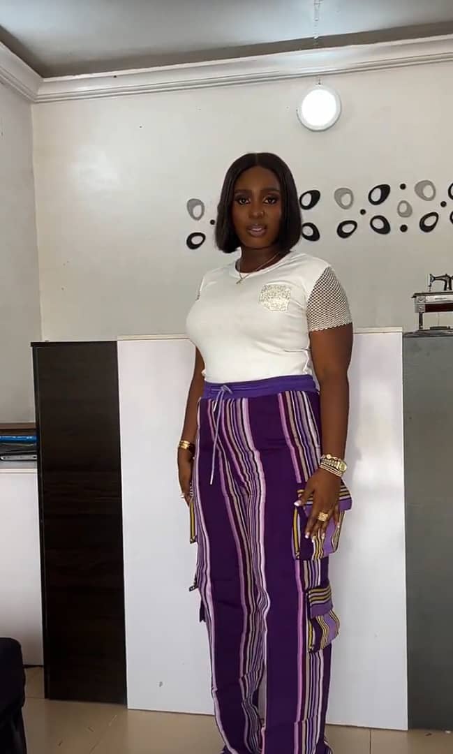 Aso-Oke Cargo Pant Trouser