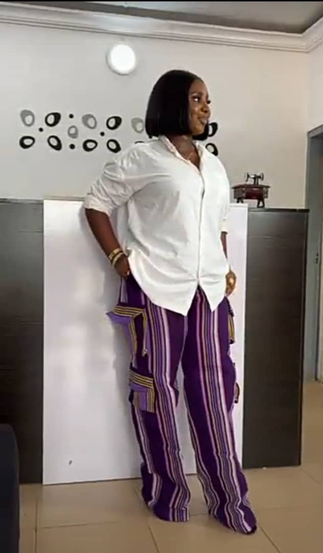 Aso-Oke Cargo Pant Trouser