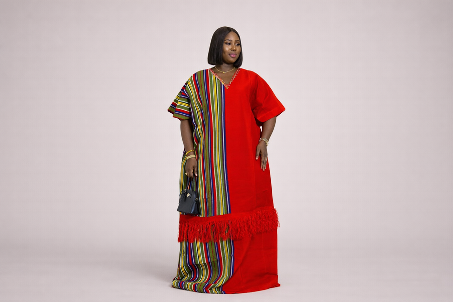 Amaya Luxe luxury African handmade Aso oke