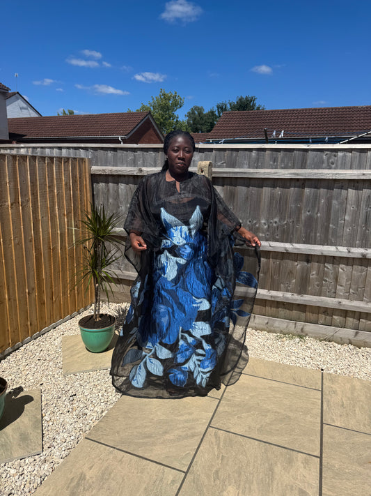 Noir Bloom Boubou