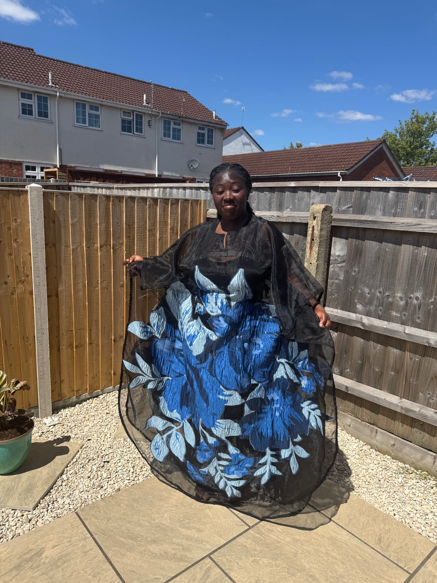 Noir Bloom Boubou
