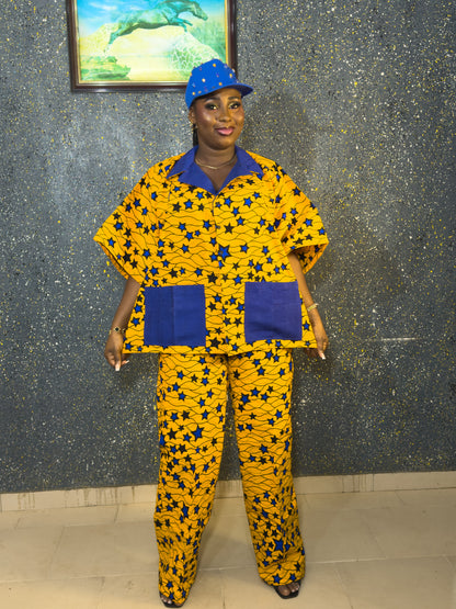 LUXURY AFRICAN Vintage Ankara Set