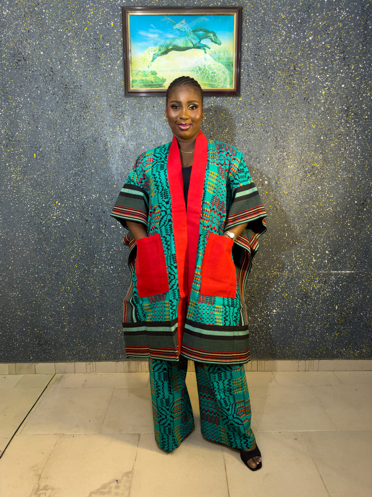 LUXURY Ankara JACKET AND TROUSER SET