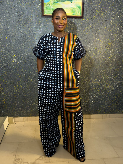 LUXURY JUMPSUIT SET WITH  ASO  OKE